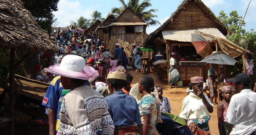 Market around Manakara Market around Manakara